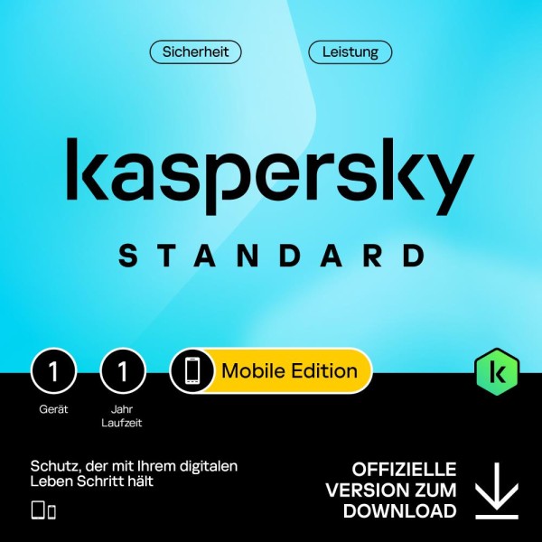 Kaspersky Mobile Standard (1 Device - 1 Jahr) ESD
