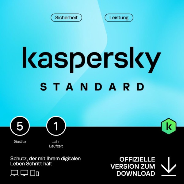 Kaspersky Standard (5 Device - 1 Jahr) ITALY ESD