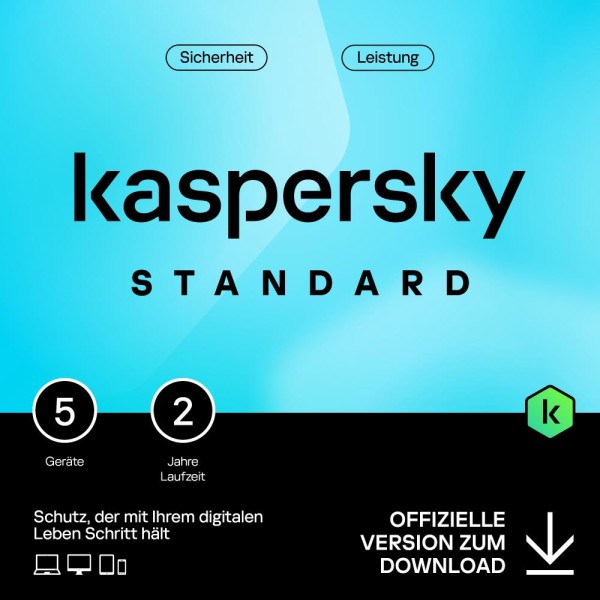 Kaspersky Standard (5 Device - 2 Jahre) ITALY ESD