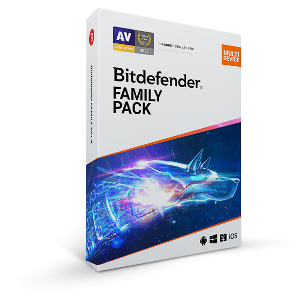 Bitdefender Family Pack (15 Device - 1 Jahr) DACH ESD