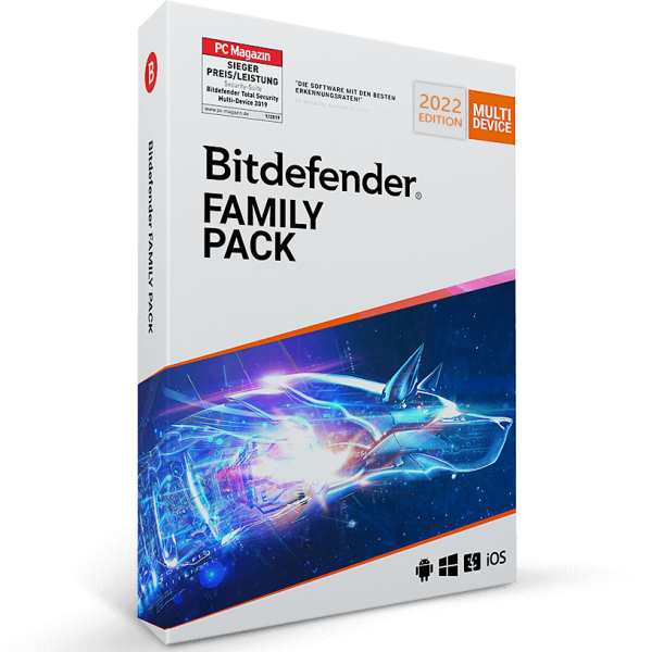 Bitdefender Family Pack (15 Device - 1 Jahr) EU ESD