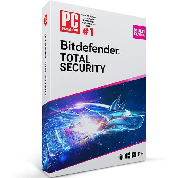 Bitdefender Total Security (3 Device - 2 Jahre) EU ESD