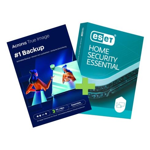 Acronis True Image & ESET HOME Security Essentials Testversion Bundle (3 Device - 1 Jahr) ESD