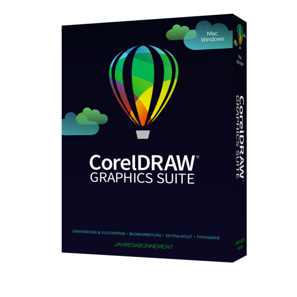 CorelDRAW Graphics Suite 365 (1 Device - 1 Jahr) ESD
