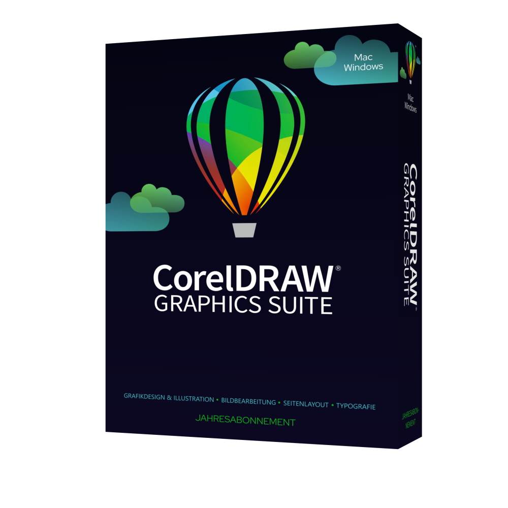 CorelDRAW Graphics Suite 365 (1 Device - 1 Jahr) ESD