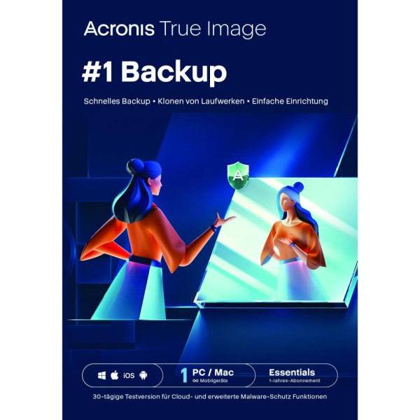 Acronis True Image Essentials (1 Device - 1 Jahr) ESD