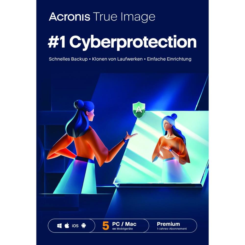 Acronis True Image Premium 1 TB (5 Device - 1 Jahr) ESD