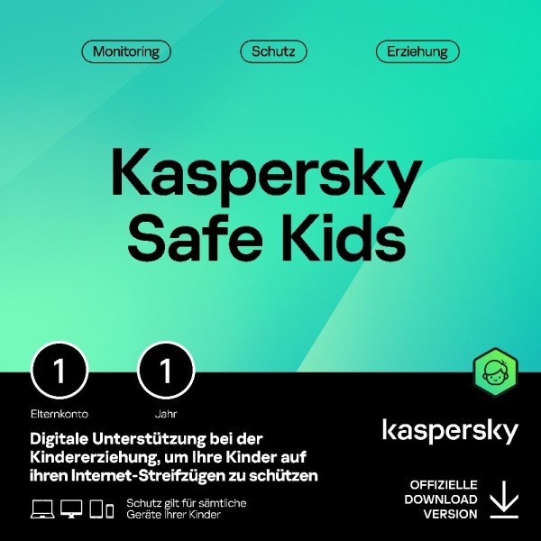 Kaspersky Safe Kids (1 Device - 1 Jahr) DACH ESD