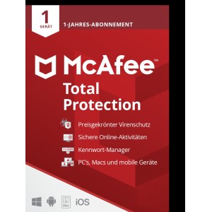 McAfee Total Protection (1 Device - 1 Jahr) ESD