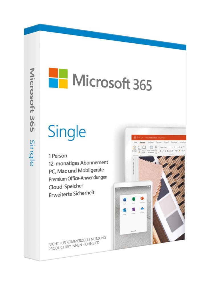 Microsoft 365 Single (1 User/ Device - 1 Jahr) ESD