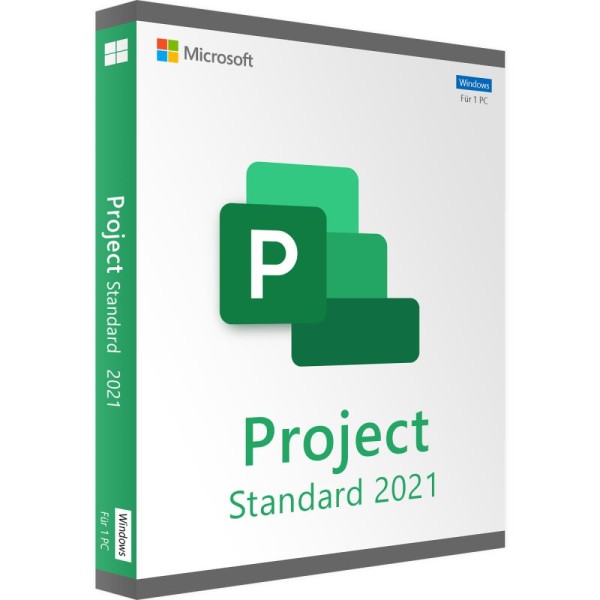 Microsoft Project Standard 2021 (1 PC - perpetual) ESD