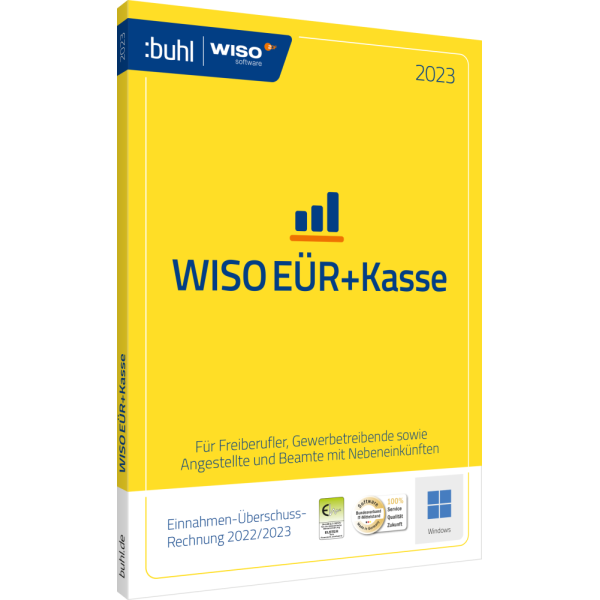 WISO EÜR & Kasse 2023 (1 PC - 1 Jahr) ESD