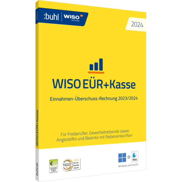 WISO EÜR & Kasse 2024 (1 PC - 1 Jahr) ESD