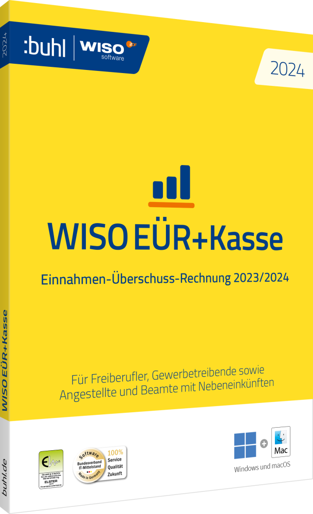 WISO EÜR & Kasse 2024 (1 PC - 1 Jahr) ESD