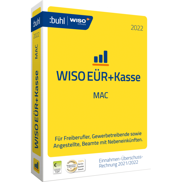 WISO EÜR & Kasse:Mac 2022 (1 MAC - 1 Jahr) ESD