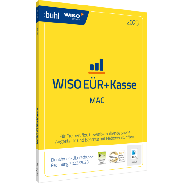 WISO EÜR & Kasse:Mac 2023 (1 MAC - 1 Jahr) ESD