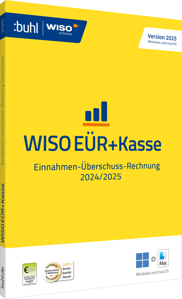 WISO EÜR & Kasse 2025 (1 PC - 1 Jahr) ESD