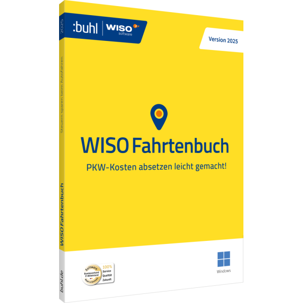 WISO Fahrtenbuch 2025 (1 PC - 1 Jahr) ESD