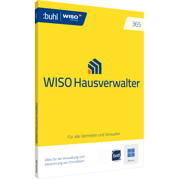 WISO Hausverwalter 365 Plus (1 PC - 1 Jahr) ESD