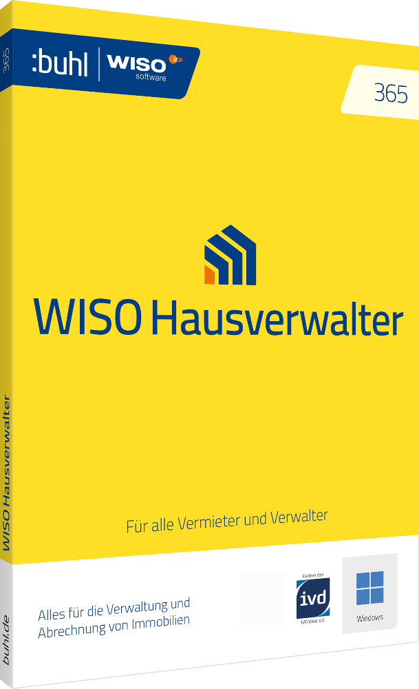 WISO Hausverwalter 365 Start (1 PC - 1 Jahr) ESD
