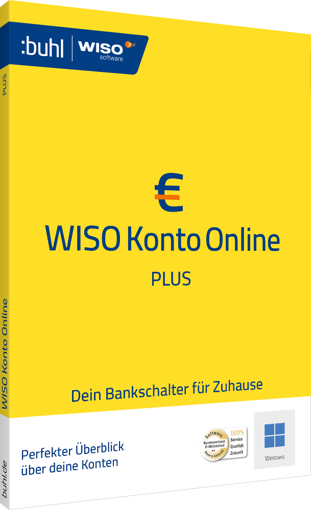 WISO Konto Online Plus 365 (Version 2026) (1 PC - 1 Jahr) ESD