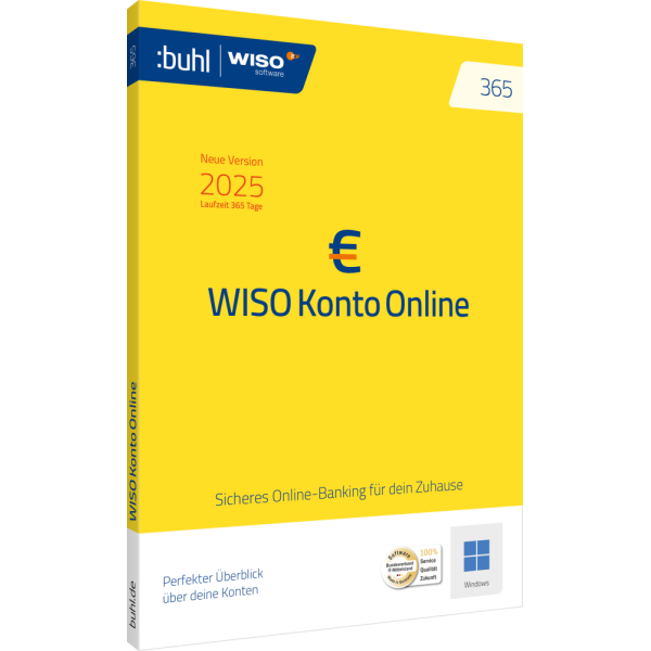 WISO Konto Online 365 (Version 2026) (1 PC - 1 Jahr) ESD