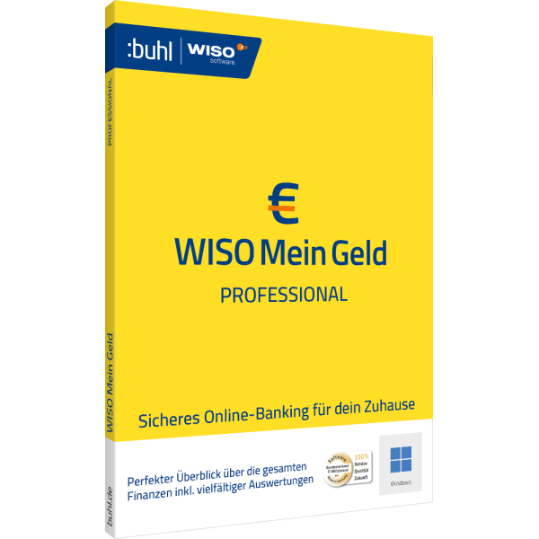 WISO Mein Geld Professional 2026 (1 PC - 1 Jahr) ESD