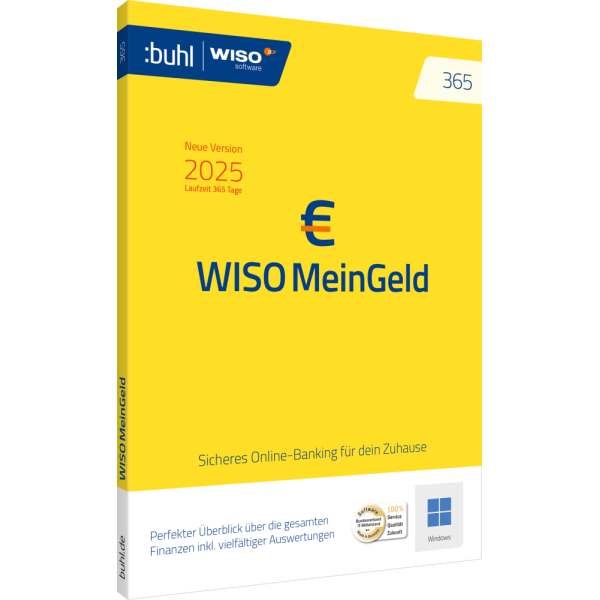 WISO Mein Geld 365 (Version 2026) (1 PC - 1 Jahr) ESD