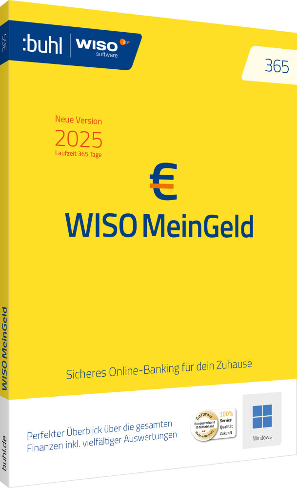 WISO Mein Geld 365 (Version 2026) (1 PC - 1 Jahr) ESD