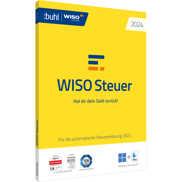 WISO Steuer 2024 (für das Steuerjahr 2023) (1 User - 1 Jahr) ESD