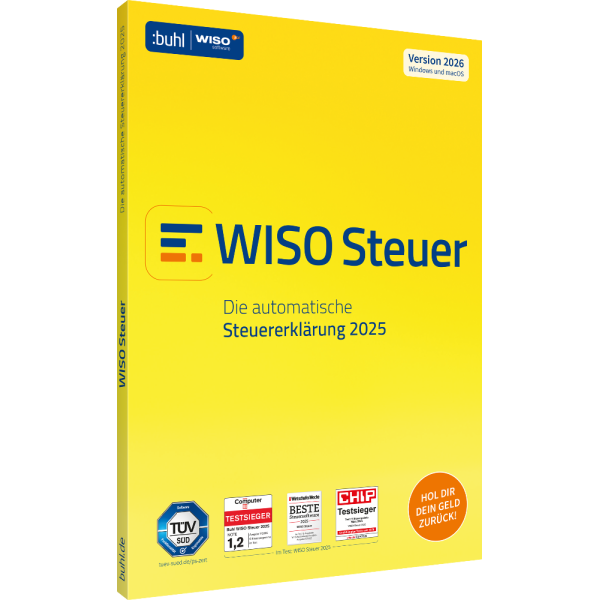 WISO Steuer 2026 (für das Steuerjahr 2025) (1 User - 1 Jahr) ESD