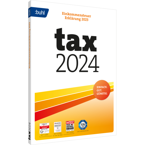 BUHL tax 2024 (für das Steuerjahr 2023) (1 User / PC - 1 Jahr) ESD
