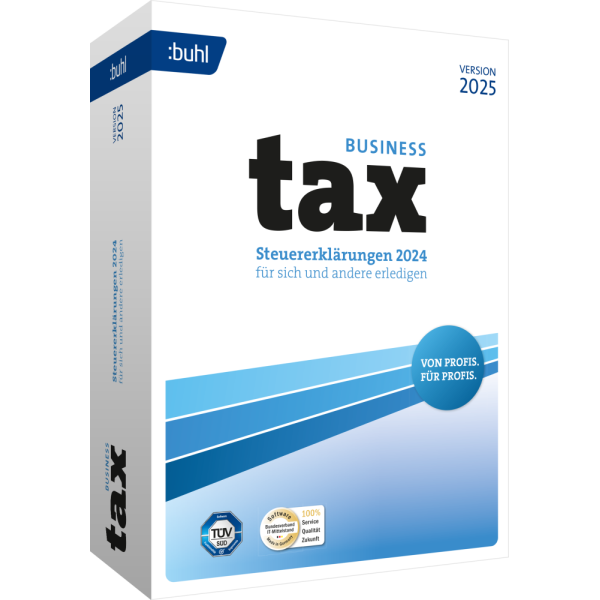 BUHL tax 2025 Business (3 User / 1 PC - 1 Jahr) ESD