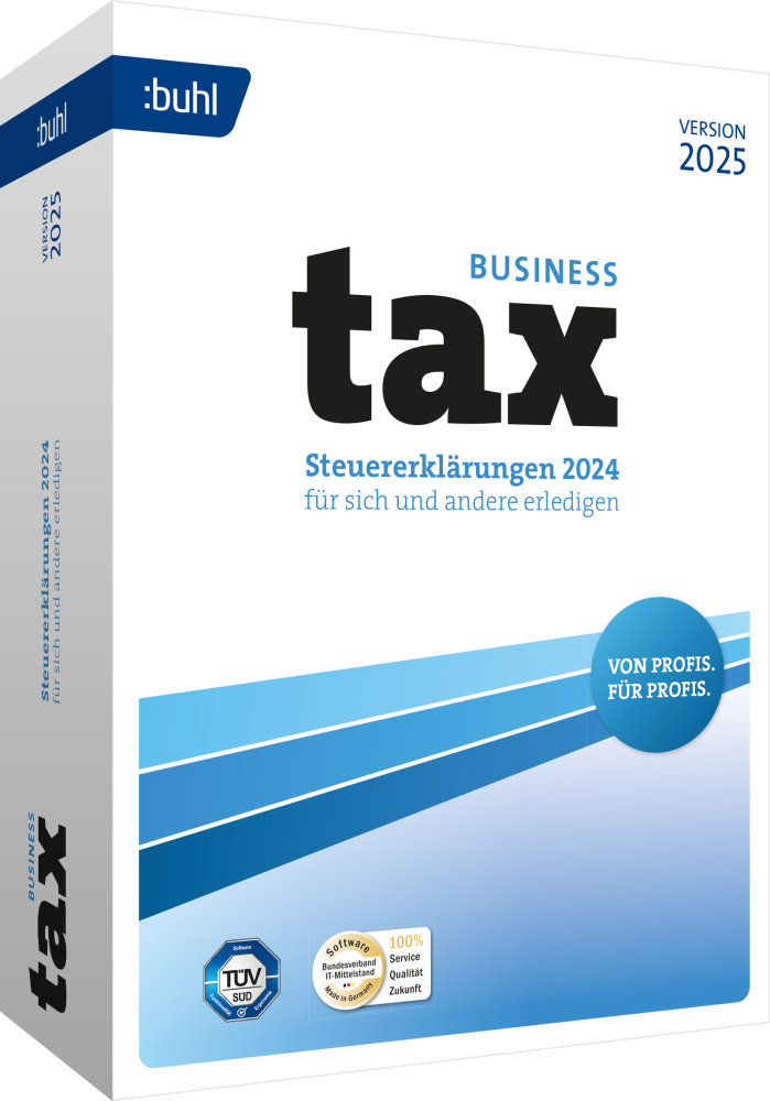 BUHL tax 2025 Business (3 User / 1 PC - 1 Jahr) ESD