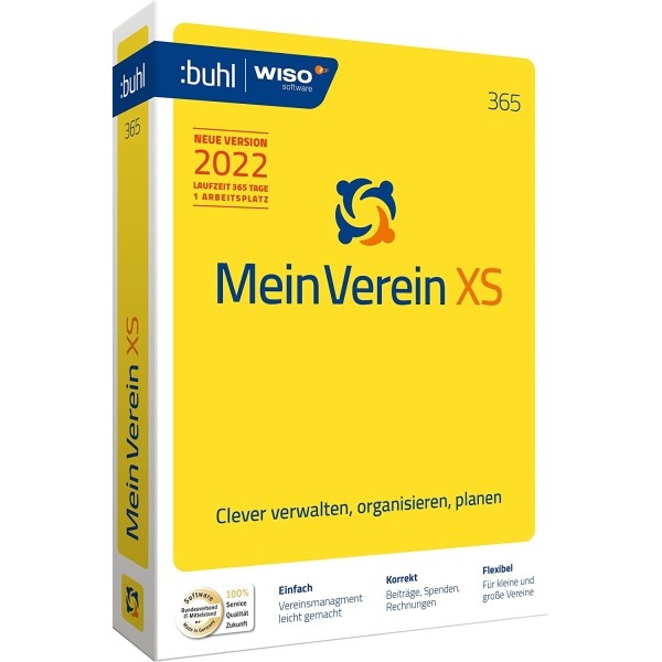 WISO MeinVerein XS 365 (1 User - 1 Jahr) ESD