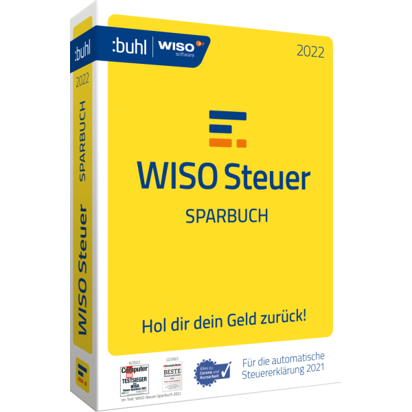 WISO Steuer Sparbuch 2022 (für das Steuerjahr 2021) (1 User - 1 Jahr) ESD
