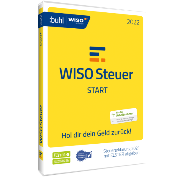 WISO Steuer Start 2022 (für das Steuerjahr 2021) (1 User - 1 Jahr) ESD
