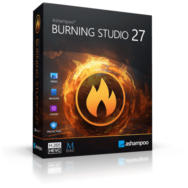 Ashampoo Burning Studio 27 (1 PC - perpetual) ESD