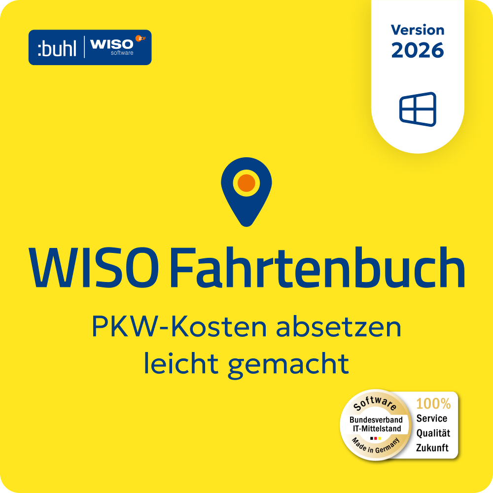 WISO Fahrtenbuch 2026 (1 PC - 1 Jahr) ESD